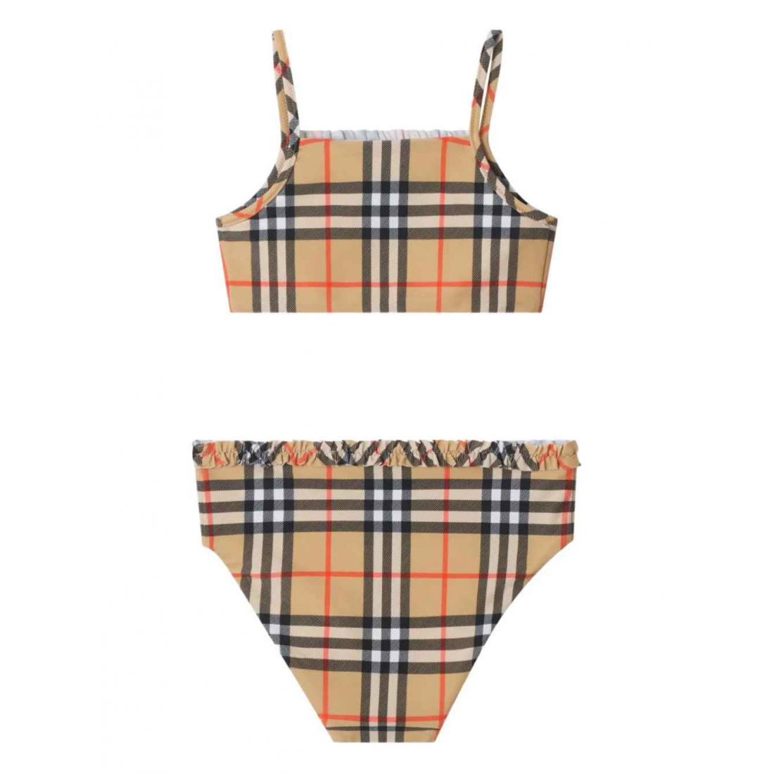 Bikini 'Ruffled Check-Pattern' pour Bébés filles