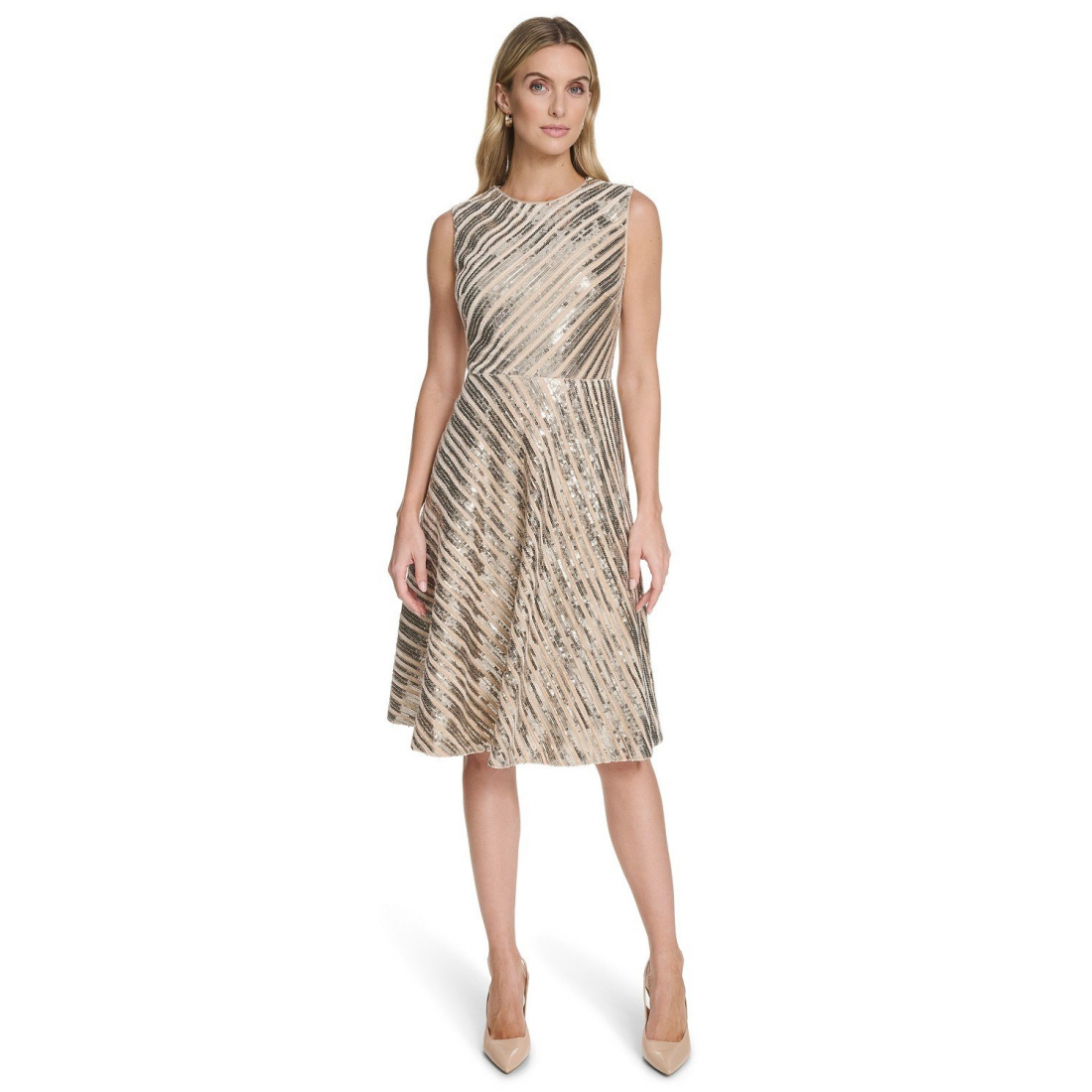 Women's 'Sequin Sleeveless' Midi Dress