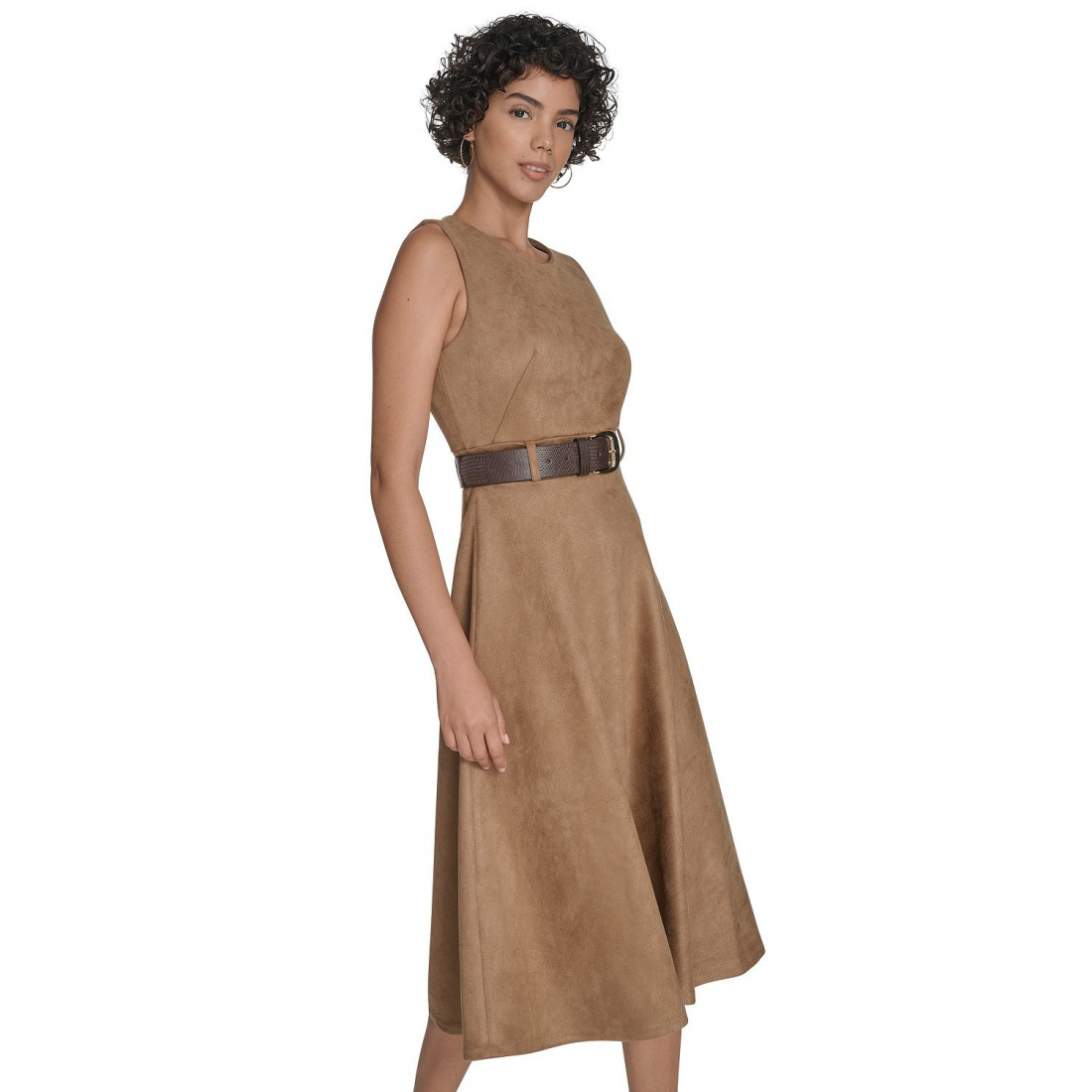 Women's 'Belted' Midi Dress