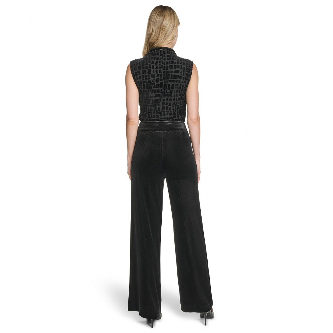 Pantalon 'Wide-Leg Mid-Rise' pour Femmes