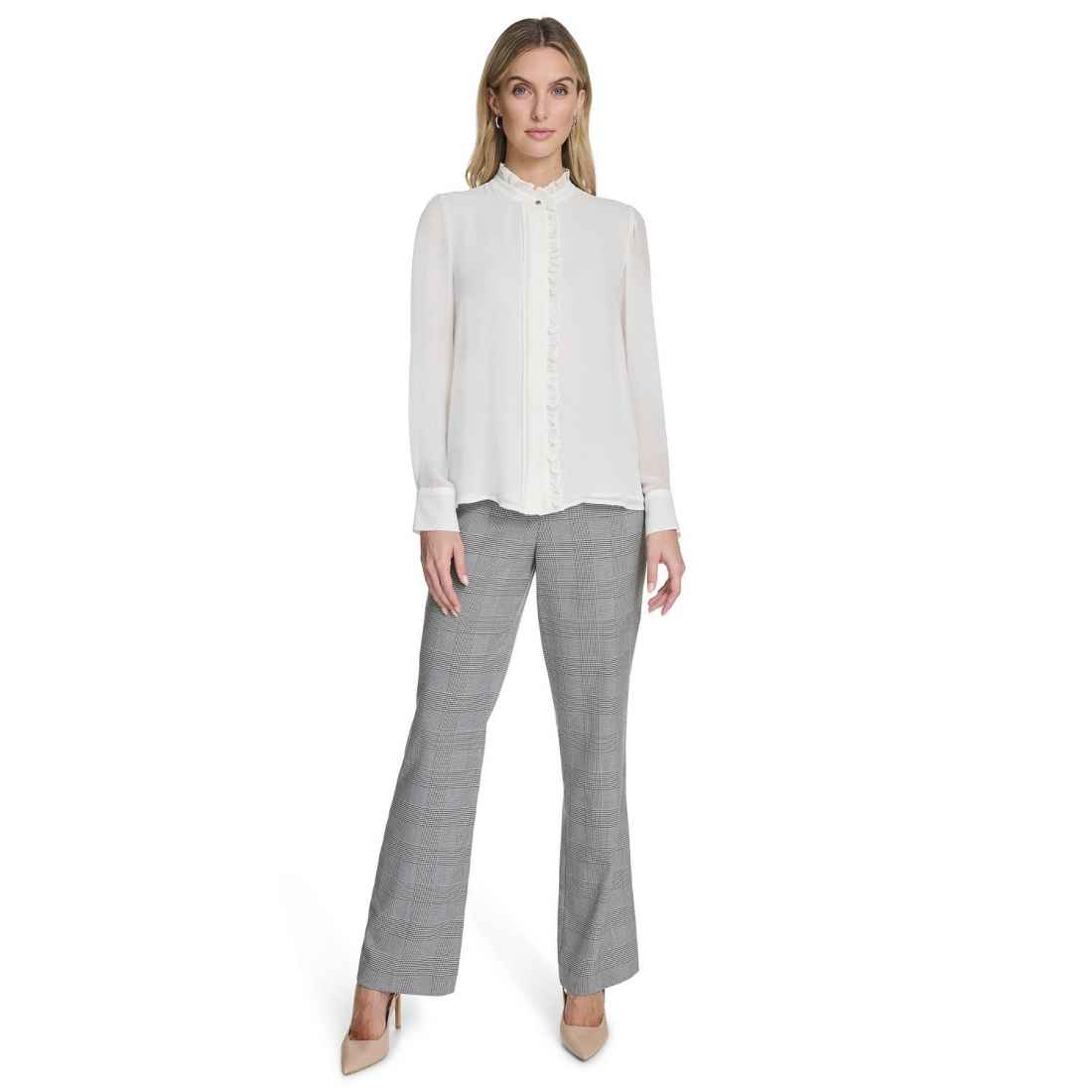 Blouse 'Ruffle-Front' pour Femmes