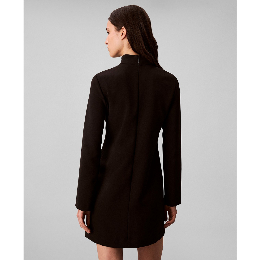 Robe mini 'Long Sleeve Turtle Neck' pour Femmes