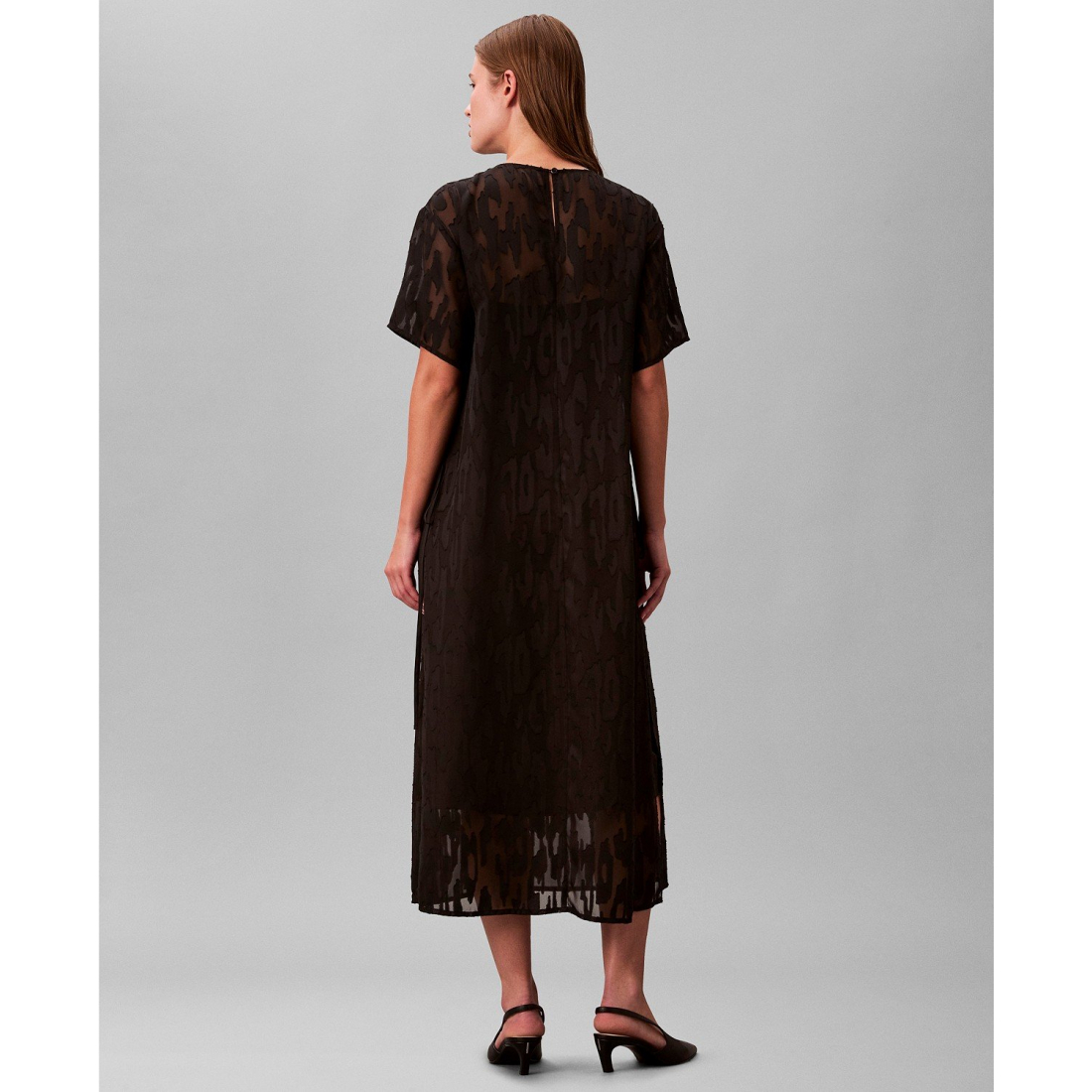 Robe Midi 'Short Sleeve' pour Femmes