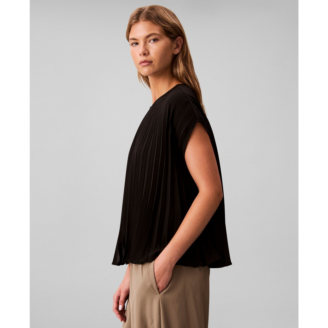 Top 'Pleated' pour Femmes