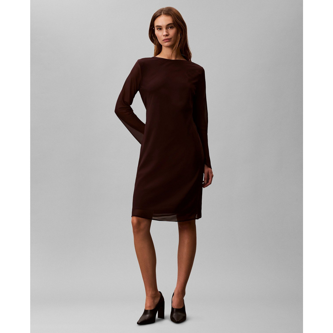 Robe mini 'Long-Sleeve' pour Femmes