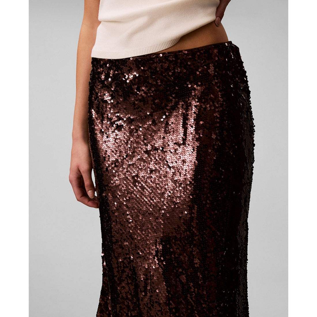 Jupe Midi 'Sequined' pour Femmes