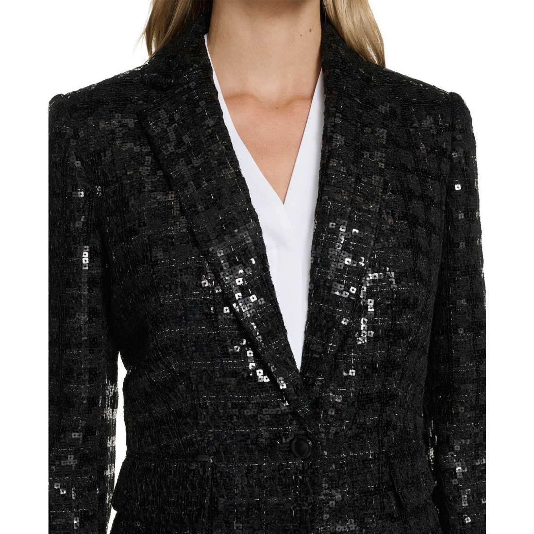 Veste 'Sequin One-Button' pour Femmes