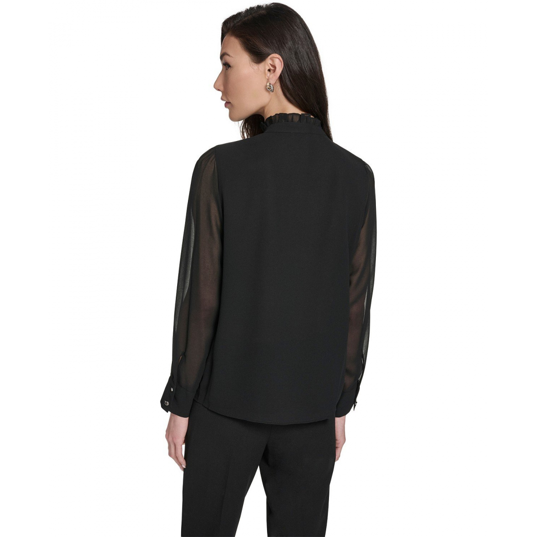 Blouse 'Ruffle-Front' pour Femmes