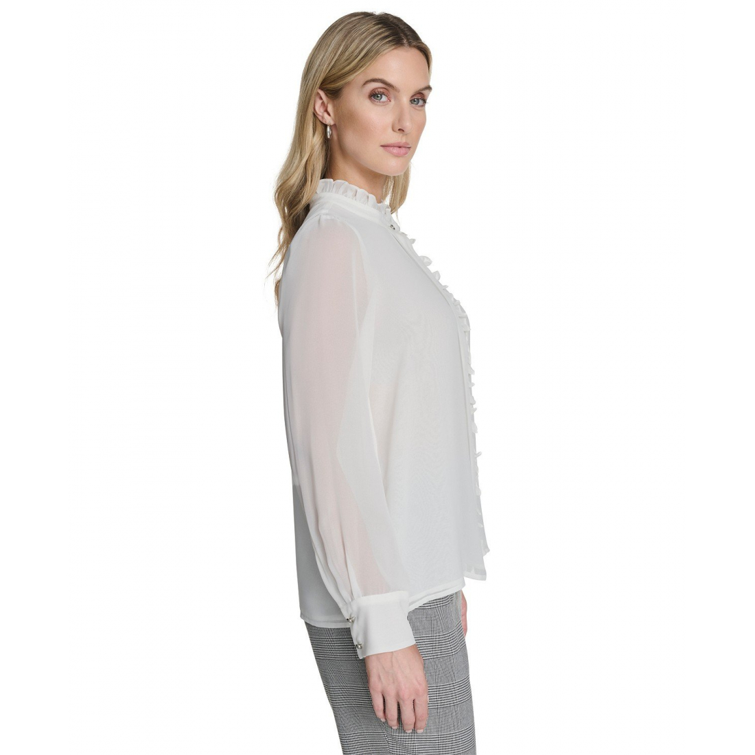 Blouse 'Ruffle-Front' pour Femmes