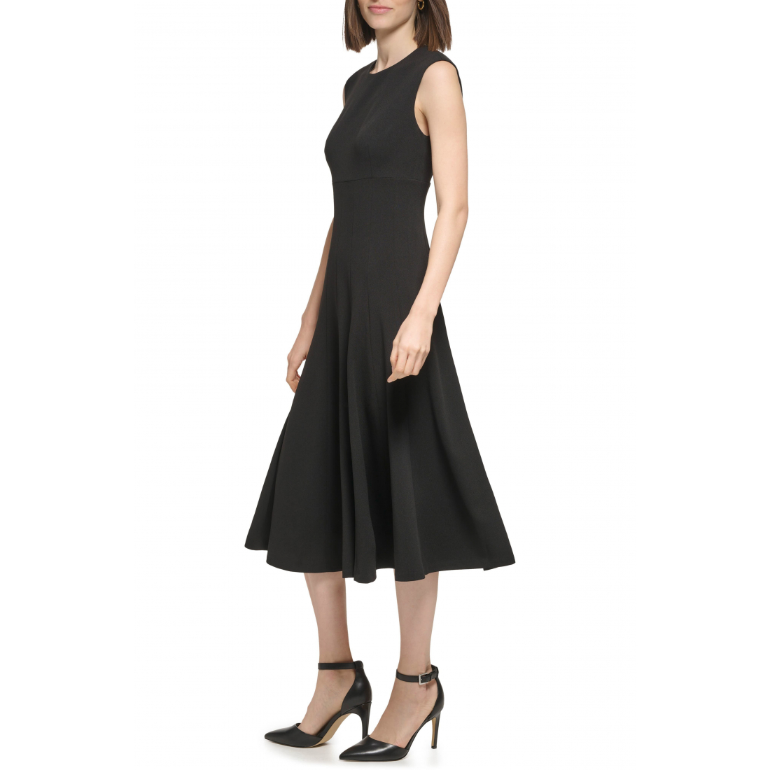 Women's 'Scuba Crepe' Fit & Flare Dress