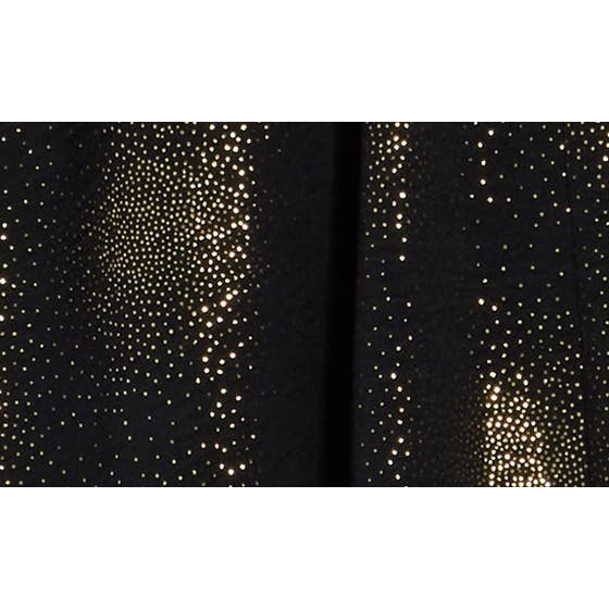 Women's 'Long Sleeve Foil Dot Chiffon' Mini Dress