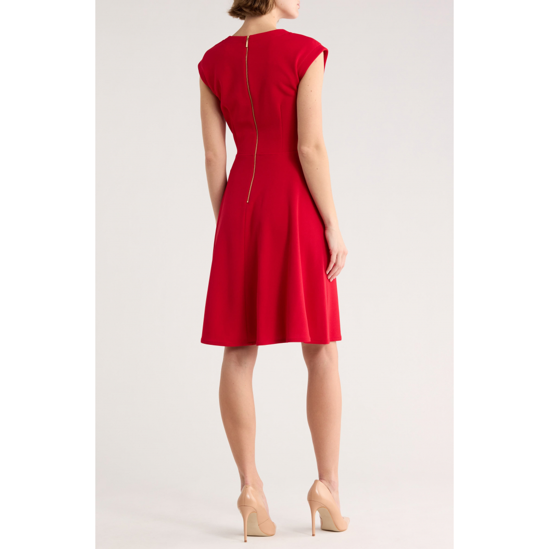 Women's 'Cap Sleeve' A-line Dress