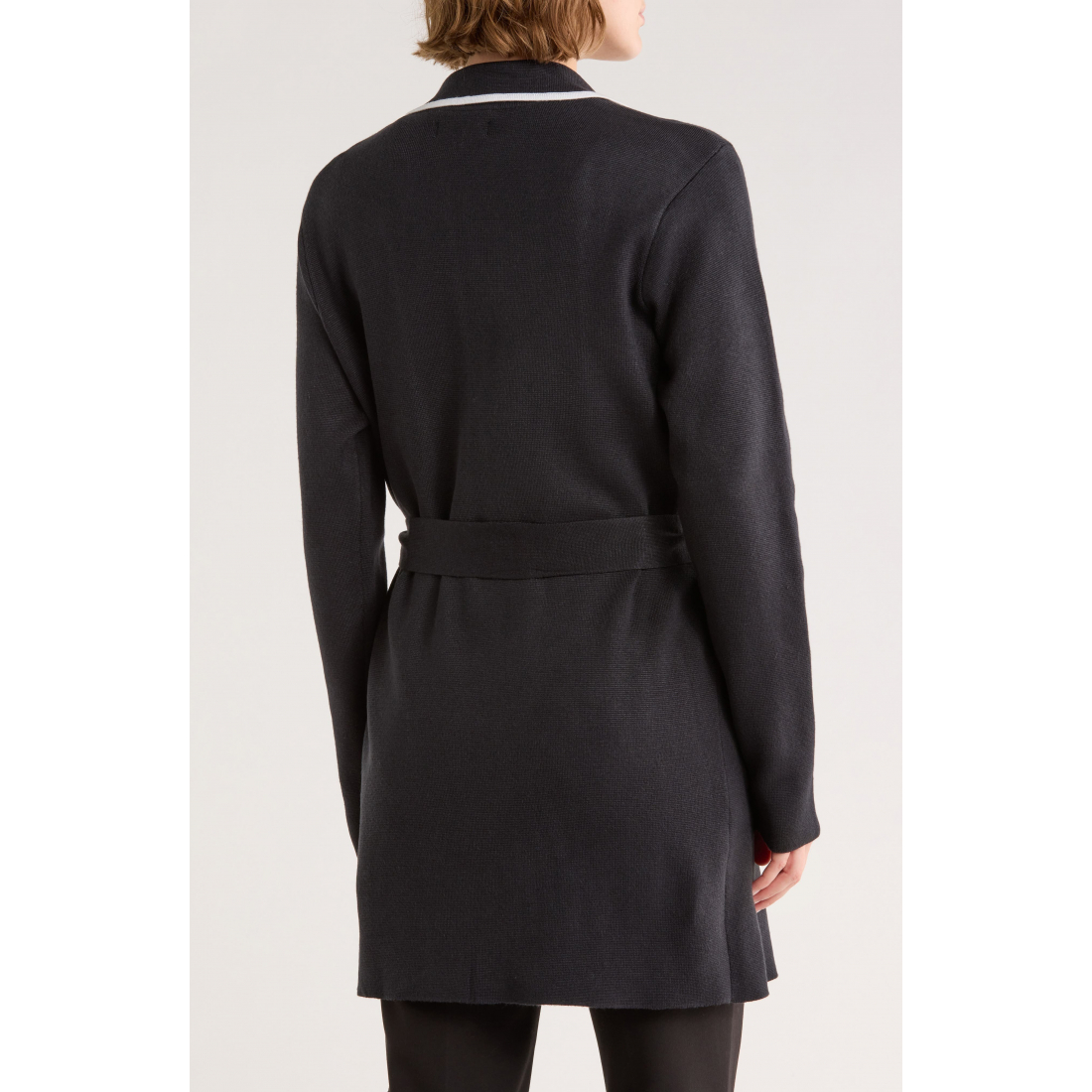 Women's 'Piped Tie Waist' Cardigan