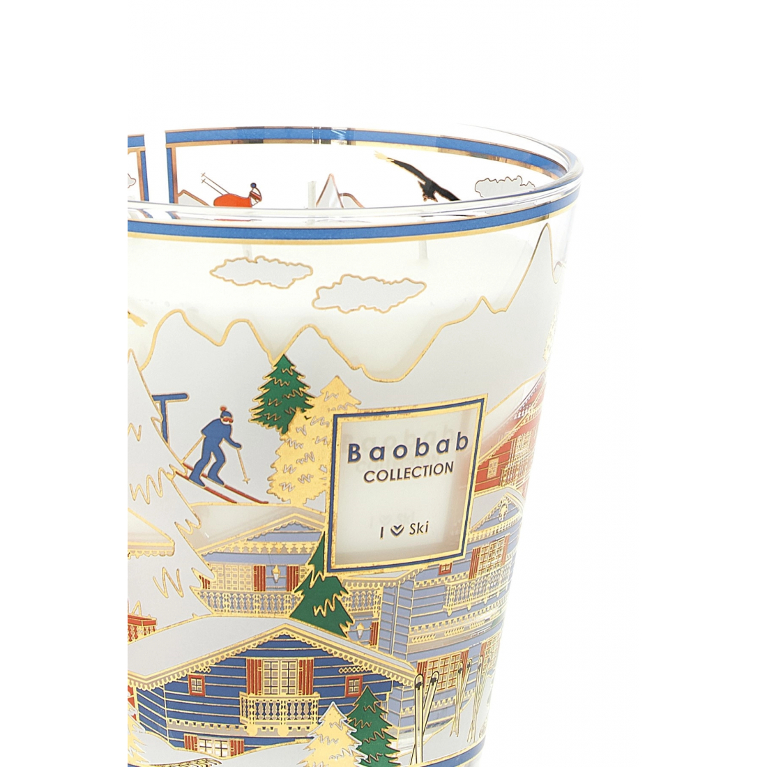 Bougie 'I Love Ski' - 1100 g