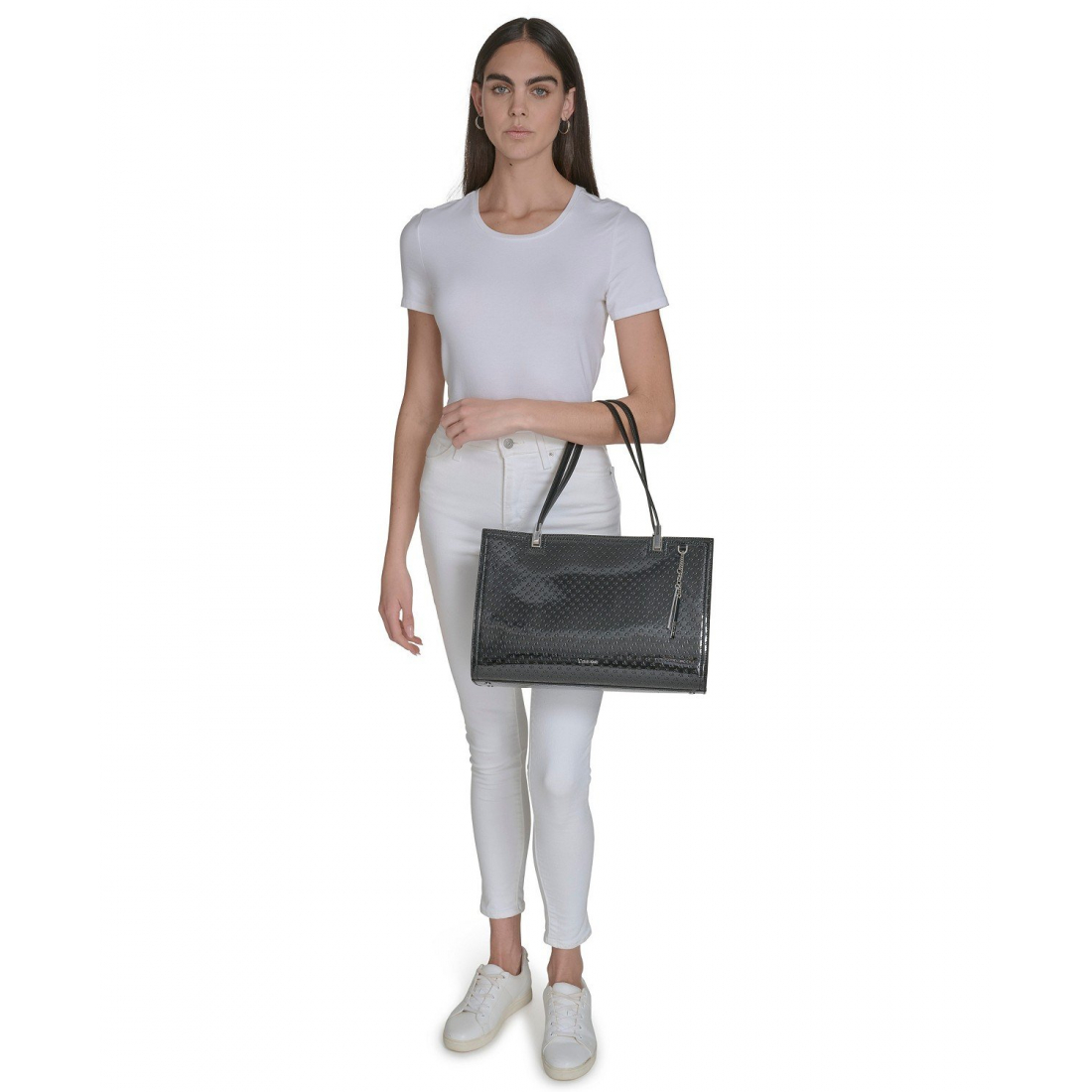 Women's 'Verne Signature Embossed with Charm' Tote Bag