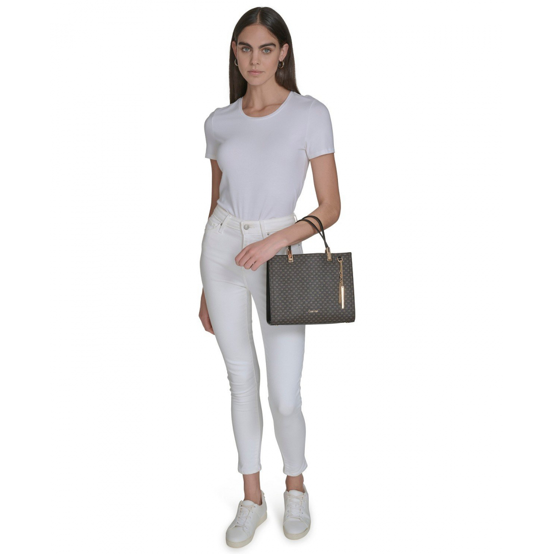 Women's 'Verne Mini Signature Convertible with Charm' Satchel