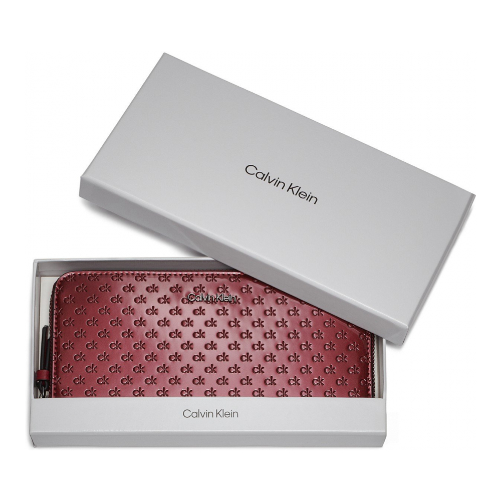 'Moon Signature Embossed Boxed' Portemonnaie für Damen