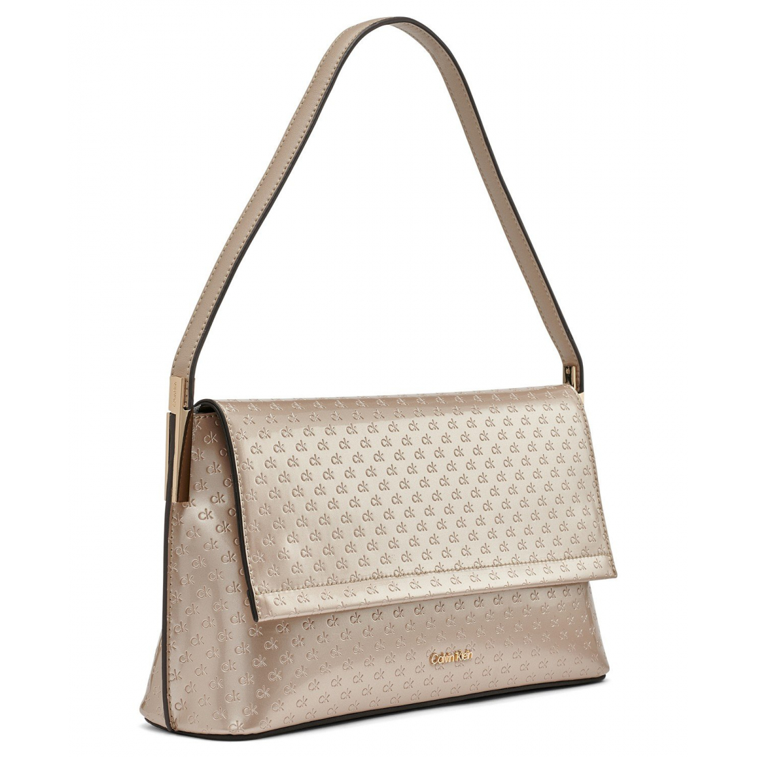 Women's 'Verne Signature Embossed Flap' Shoulder Bag