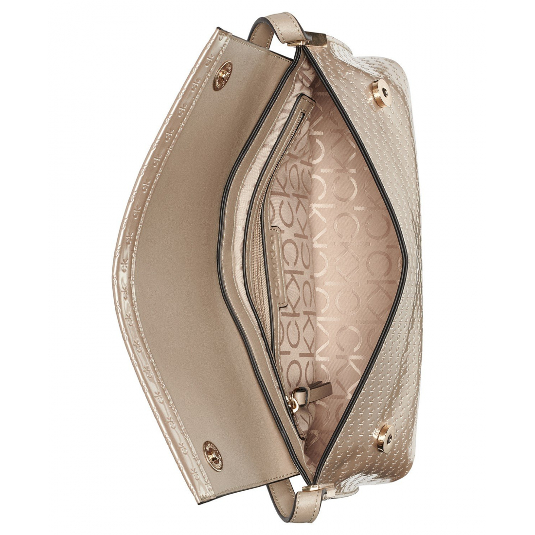 Women's 'Verne Signature Embossed Flap' Shoulder Bag