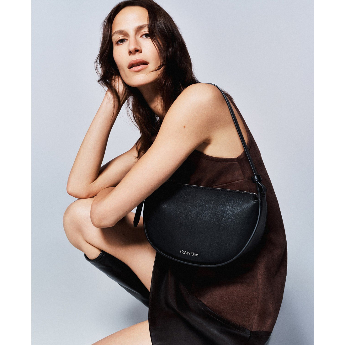 Women's 'Gemma Zip Closure' Shoulder Bag