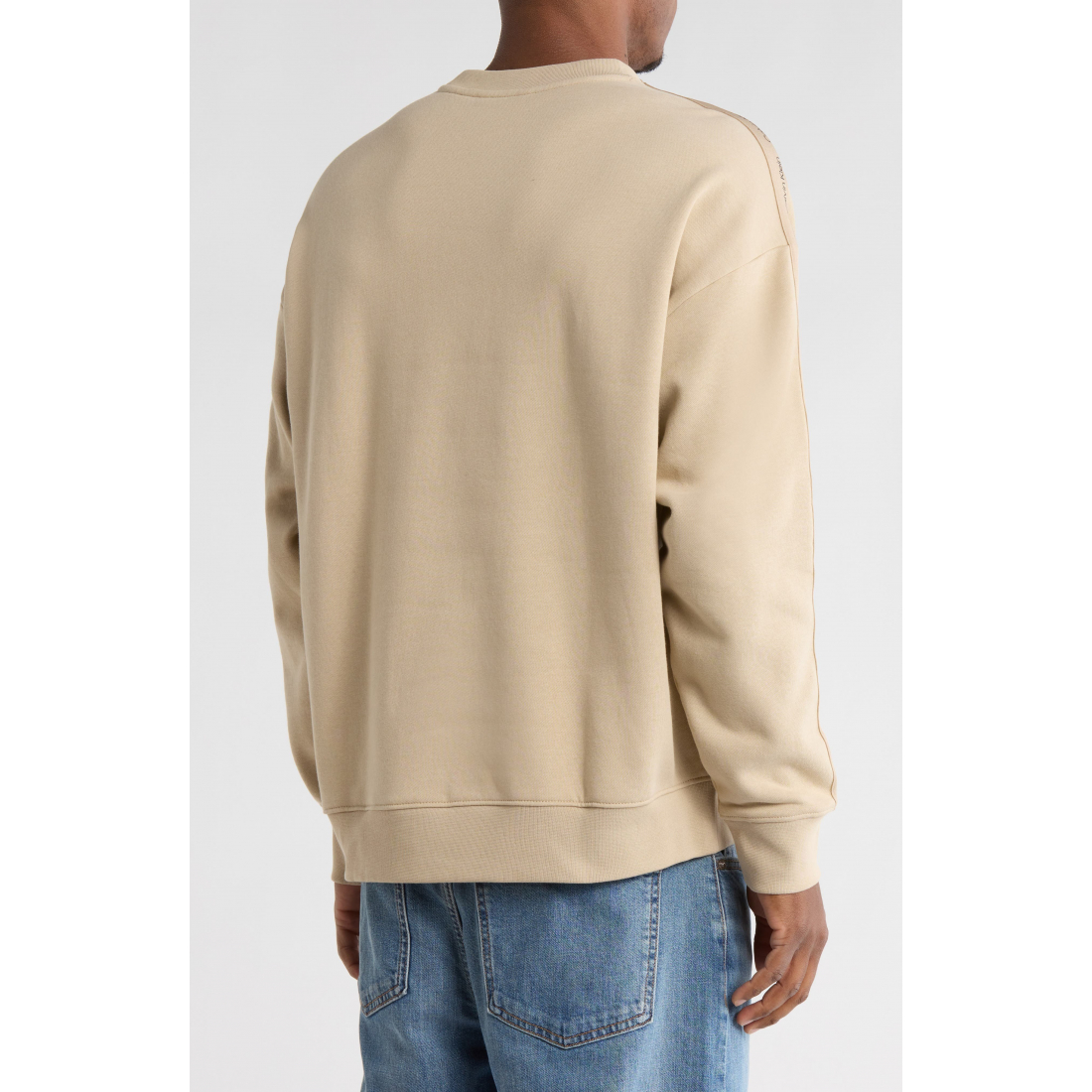 Men's 'Logo Tape' Long-Sleeve T-Shirt