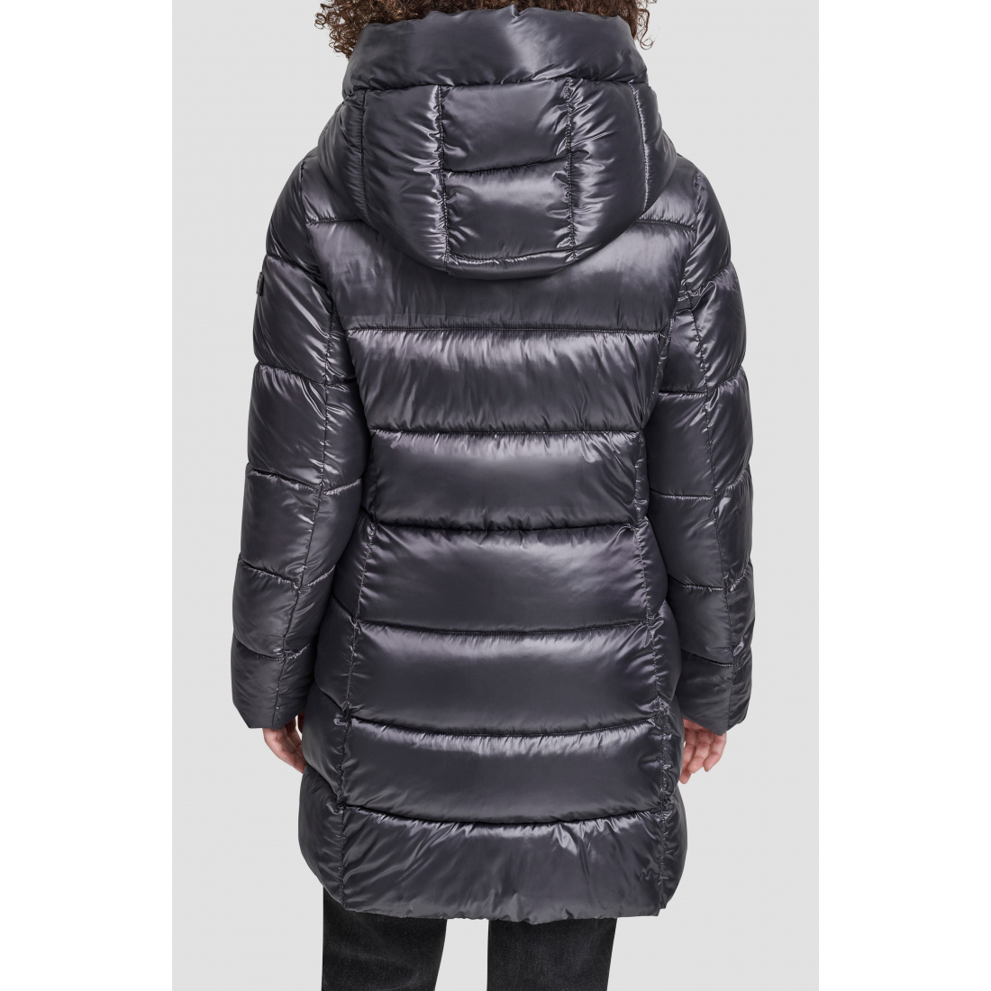 Women's 'Asymmetric Bib Packable' Puffer Coat
