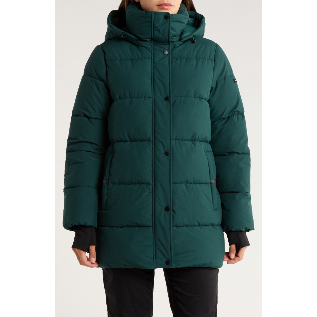 Women's 'Water Resistant Hooded' Puffer Jacket