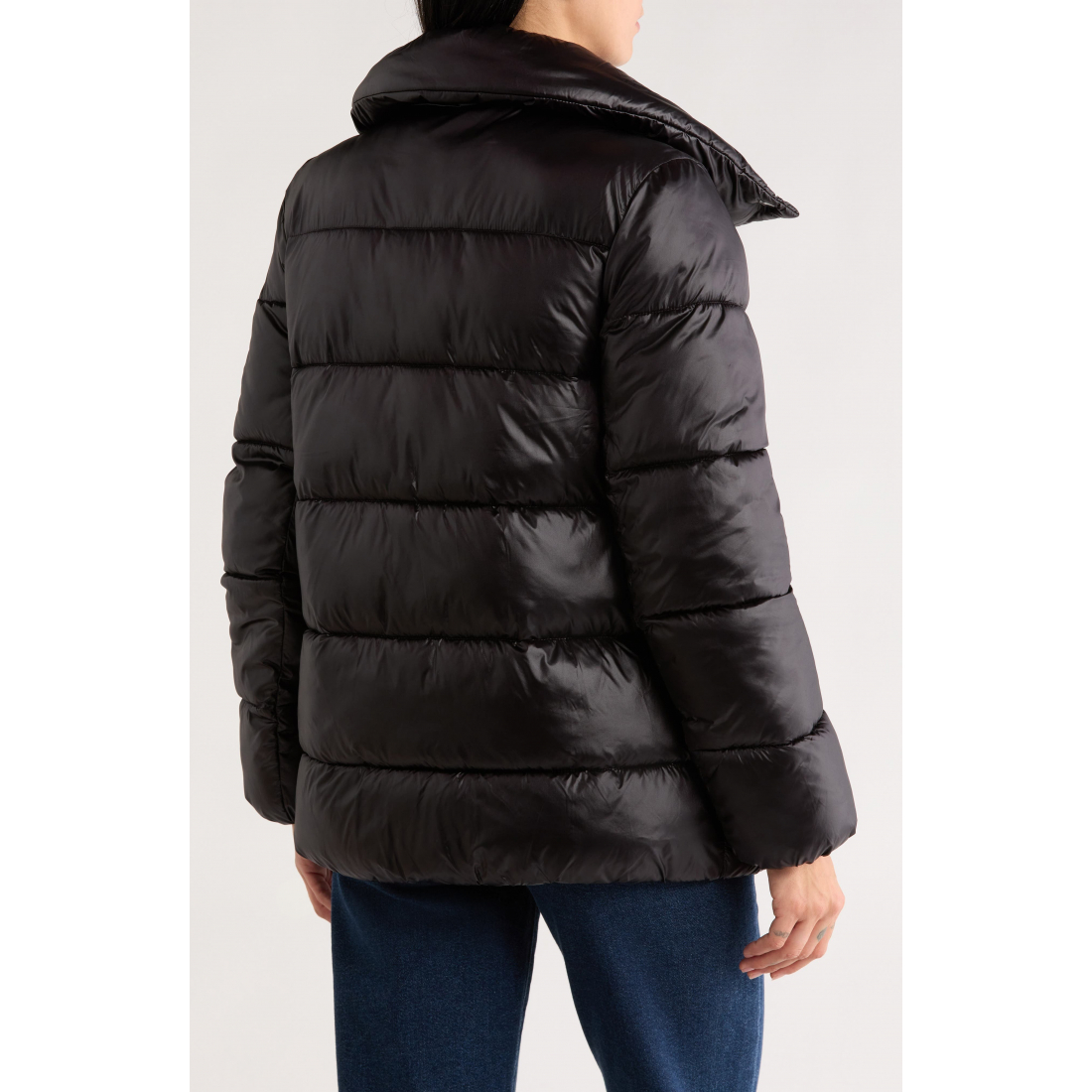 'Water Resistant Snap Front' Pufferjacke für Damen