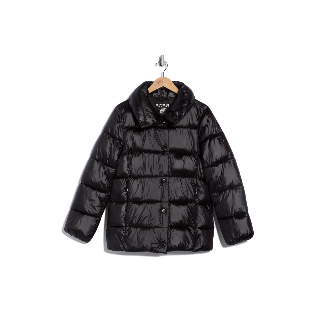 'Water Resistant Snap Front' Pufferjacke für Damen