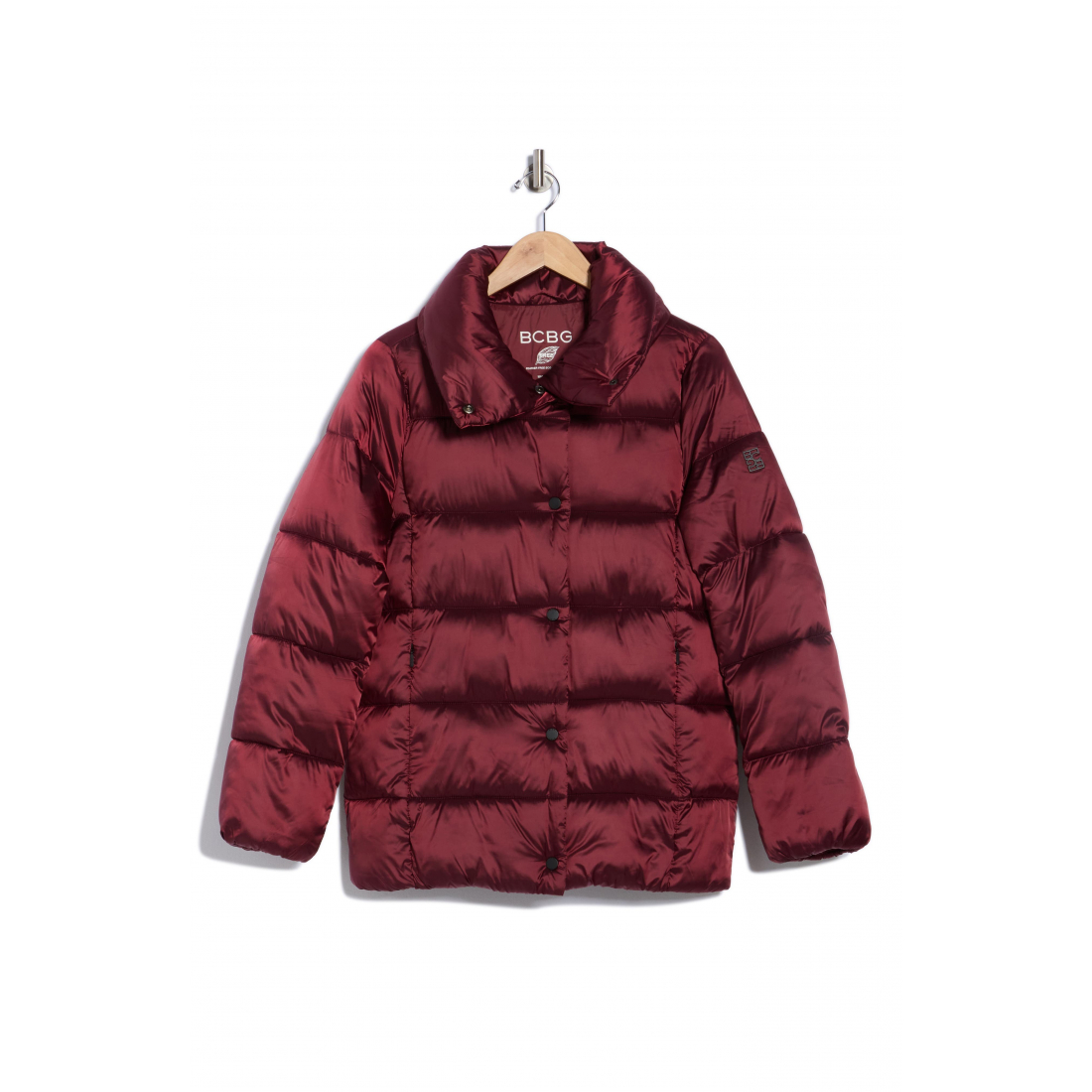 Women's 'Water Resistant Snap Front' Puffer Jacket