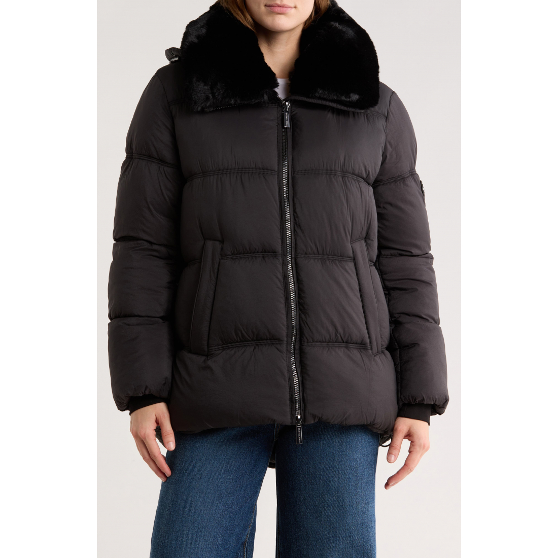 Women's 'Trim Hooded' Puffer Jacket