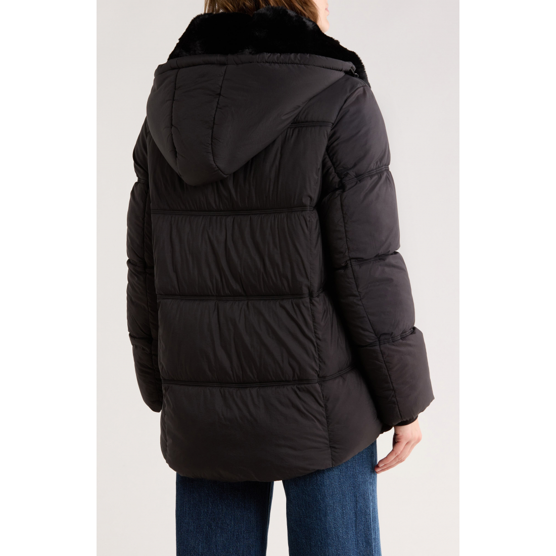 Women's 'Trim Hooded' Puffer Jacket