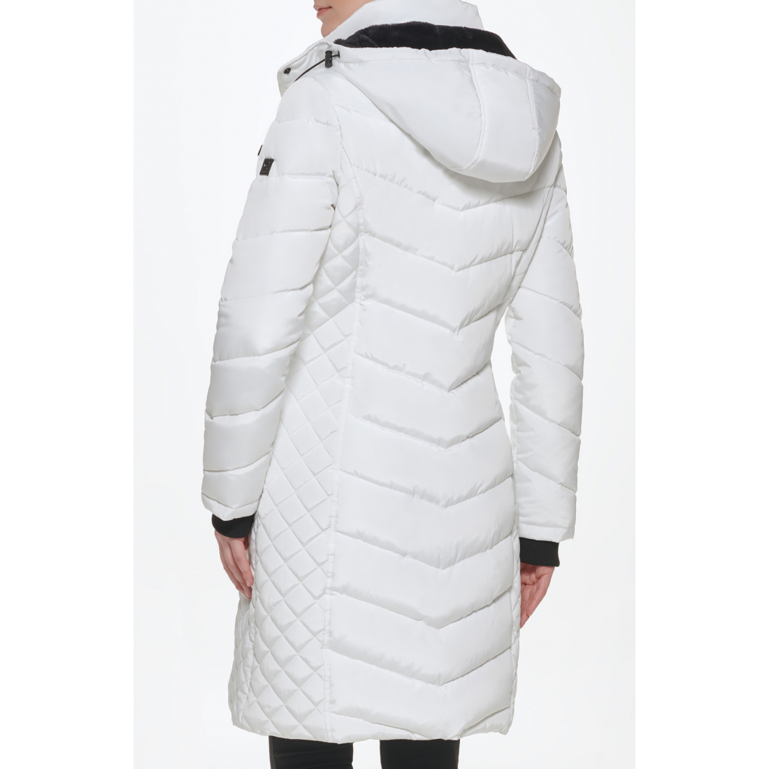 Women's 'Heavyweight Fleece Hood Quilted' Puffer Jacket