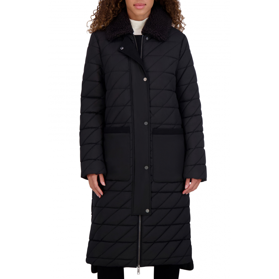 Manteau matelassé 'Maxine with Collar' pour Femmes