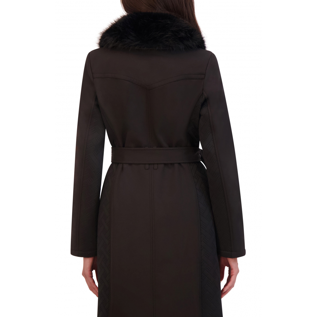 Manteau à ceinture 'Softshell Longline' pour Femmes