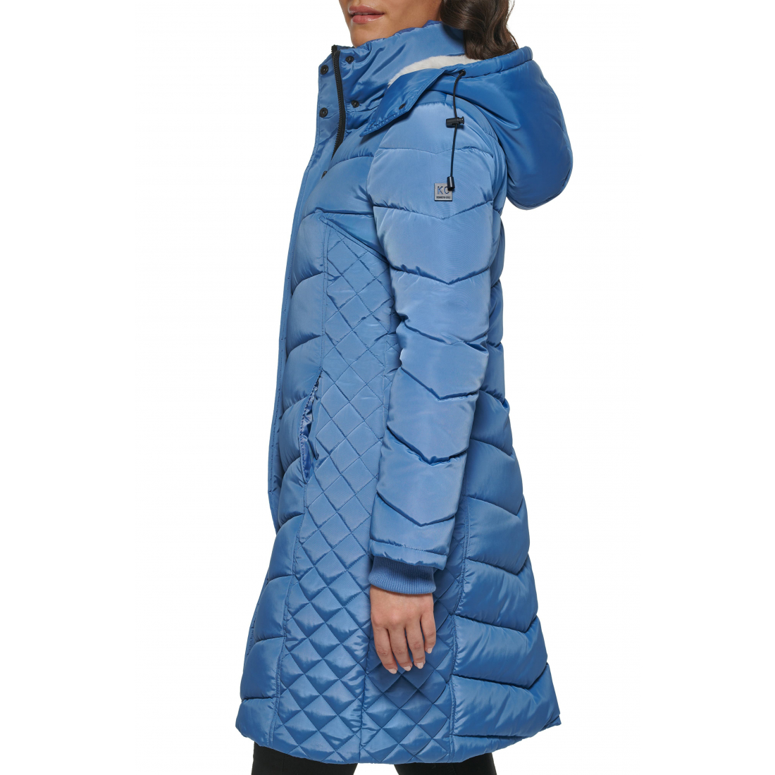 Women's 'Heavyweight Fleece Hood Quilted' Puffer Jacket