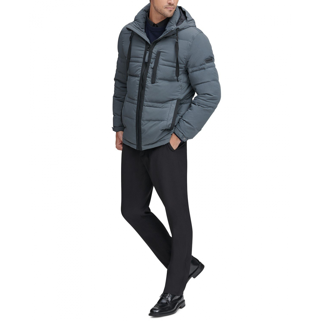 'Huxley Crinkle With Removable Hood' Daunenjacke für Herren