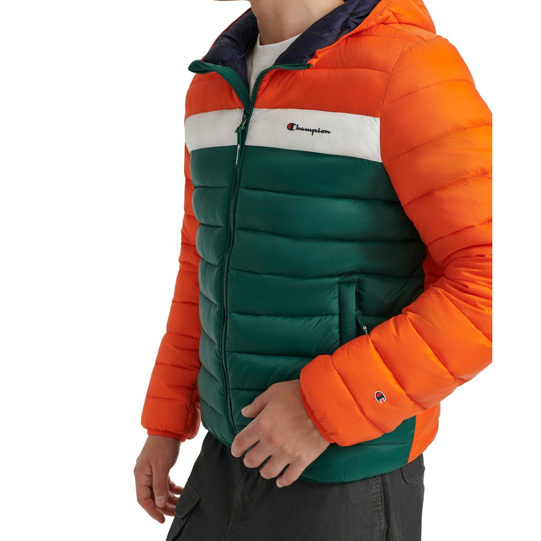 'Performance Hooded' Gesteppte Jacke für Herren