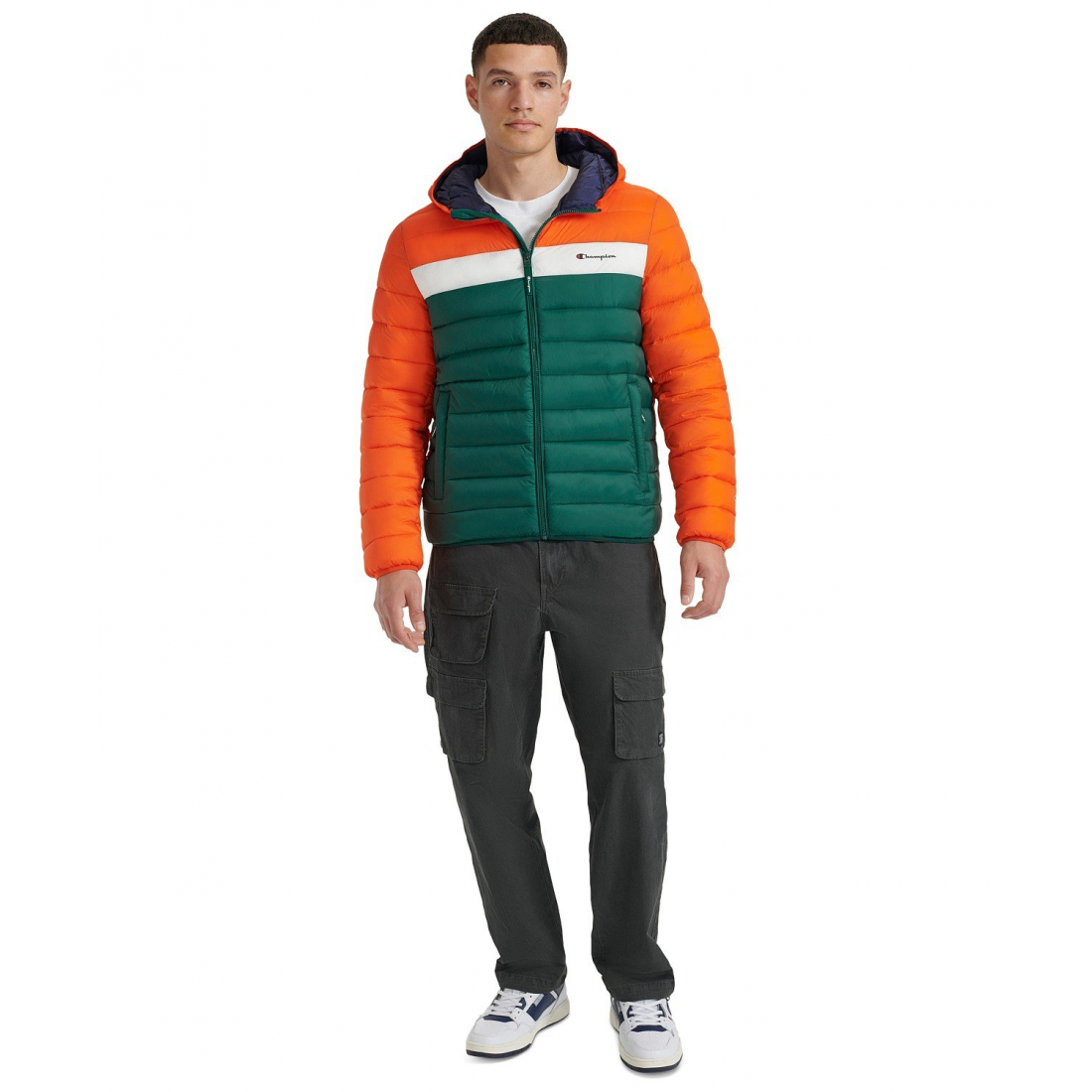 'Performance Hooded' Gesteppte Jacke für Herren