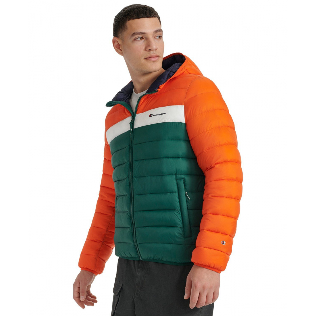 'Performance Hooded' Gesteppte Jacke für Herren