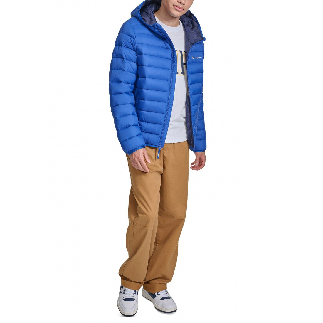 'Performance Hooded' Gesteppte Jacke für Herren