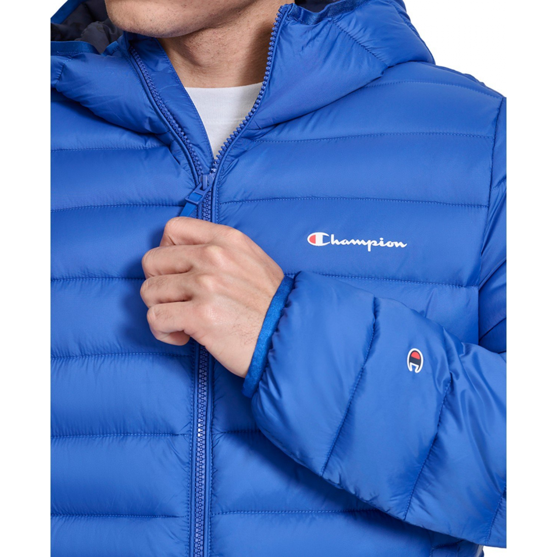 'Performance Hooded' Gesteppte Jacke für Herren