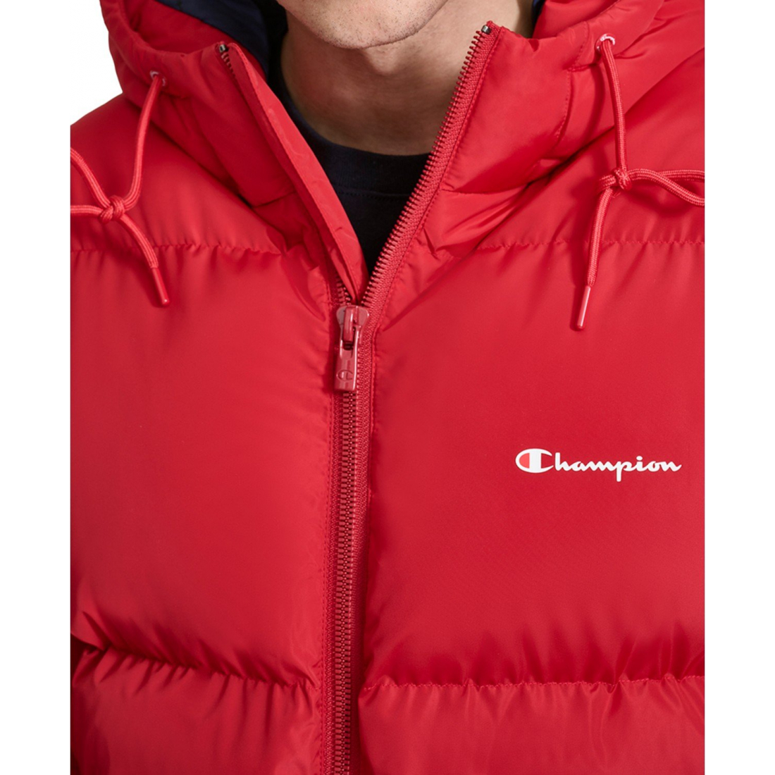 'Quilted Full-Zip Hooded' Pufferjacke für Herren