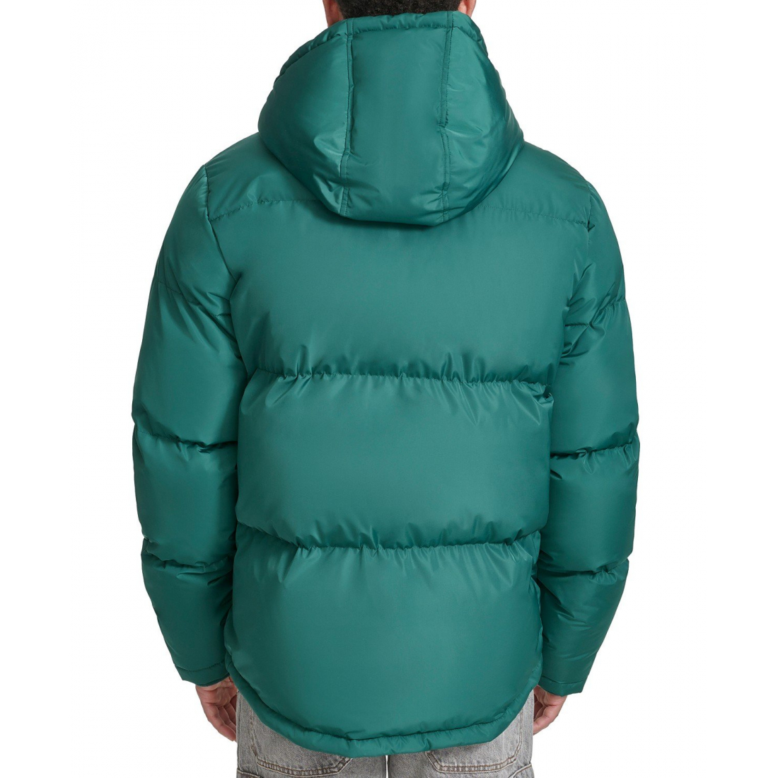 'Quilted Full-Zip Hooded' Pufferjacke für Herren