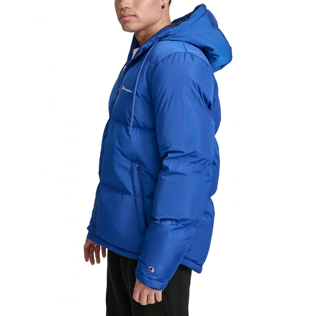 'Quilted Full-Zip Hooded' Pufferjacke für Herren