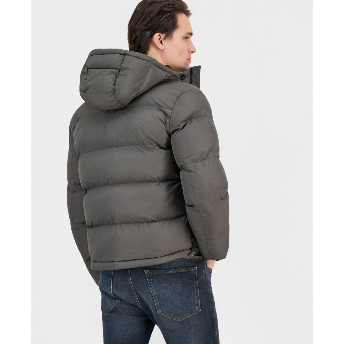 Veste matelassée 'Beazly2436 Slim-Fit Quilted Full-Zip Hooded' pour Hommes
