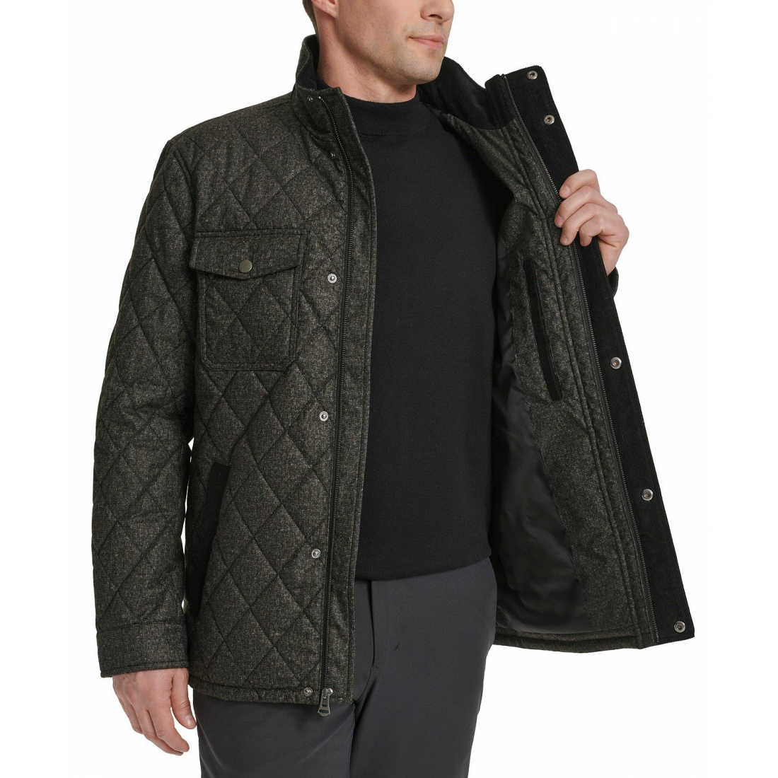 Veste matelassée 'Stand-Collar' pour Hommes