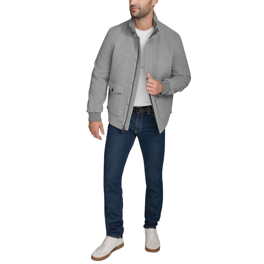 Blouson bomber 'Stand-Collar' pour Hommes