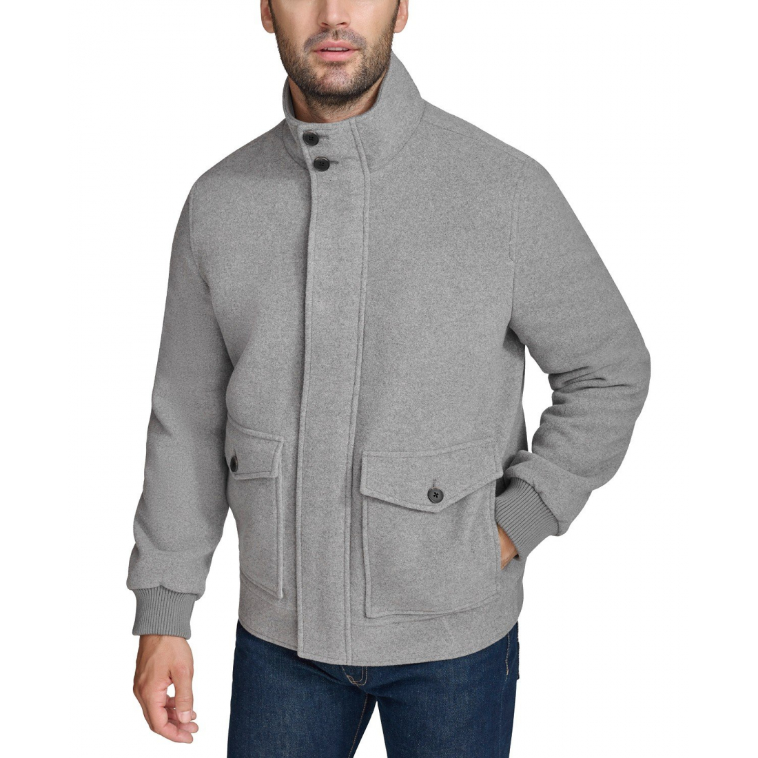 Blouson bomber 'Stand-Collar' pour Hommes