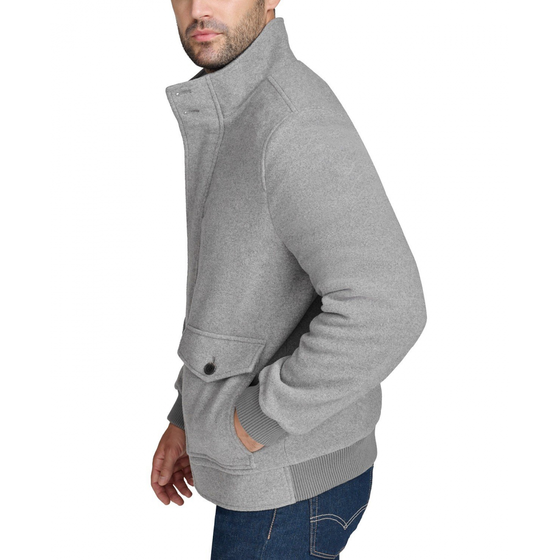 Blouson bomber 'Stand-Collar' pour Hommes